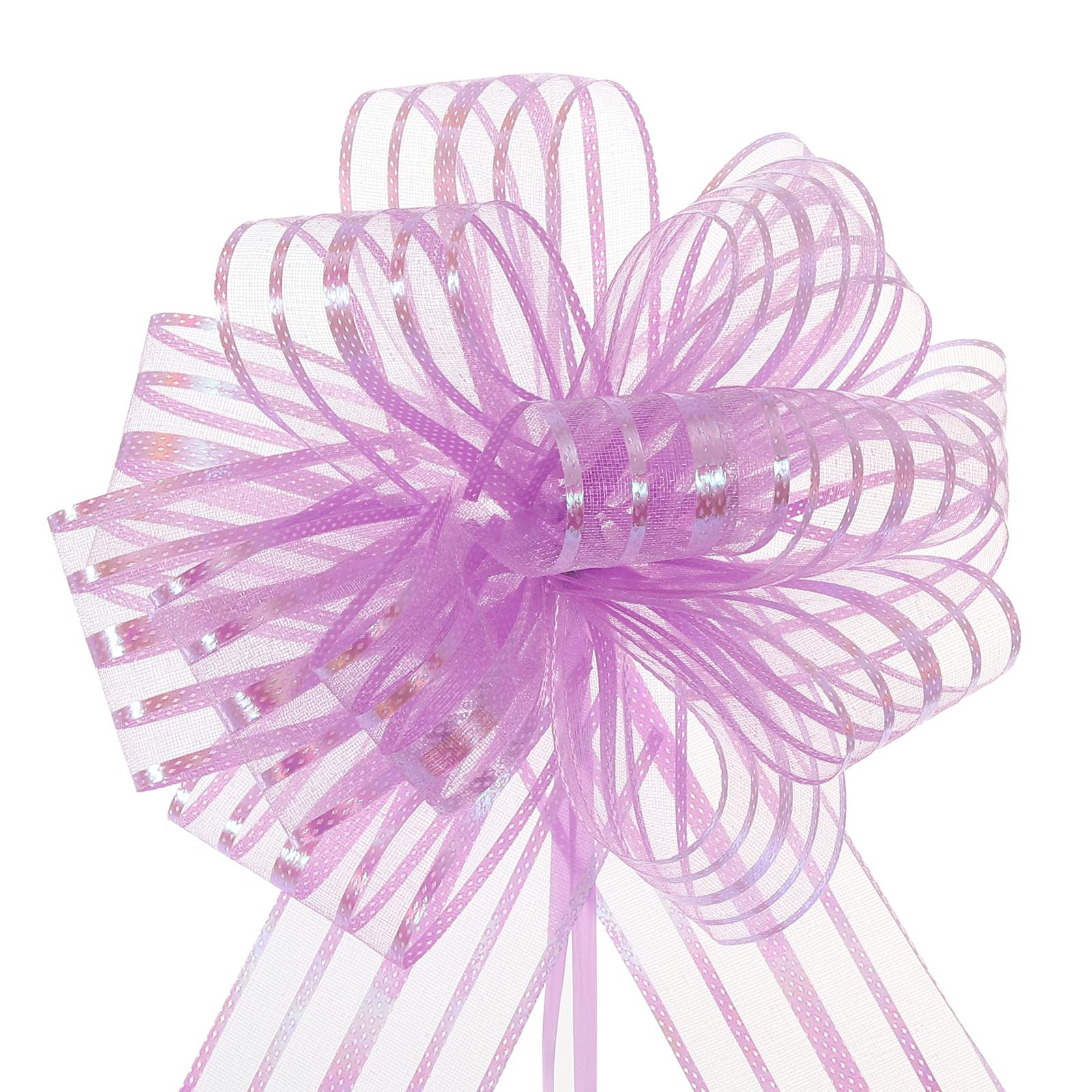 MECCANIXITY 20pcs 7 Inch Large Pull Bow Gift Wrapping Bows