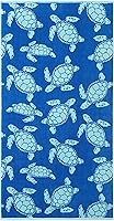 Tommy Bahama Beach Towels Set of 2 - Absorbent Fade-Resistant Cotton Velour Loops, Tropical Fish Blue 36x72"