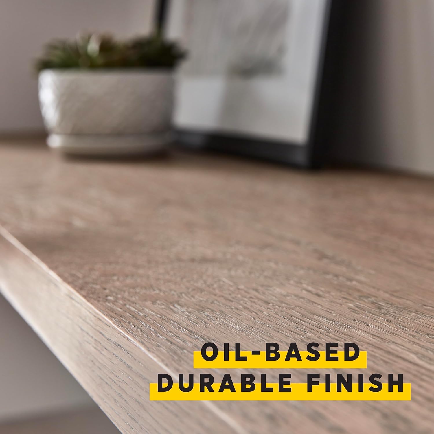 Minwax Fast-Drying Polyurethane Protective Wood Finish, 350 VOC, Warm Semi-Gloss, 1 Gallon