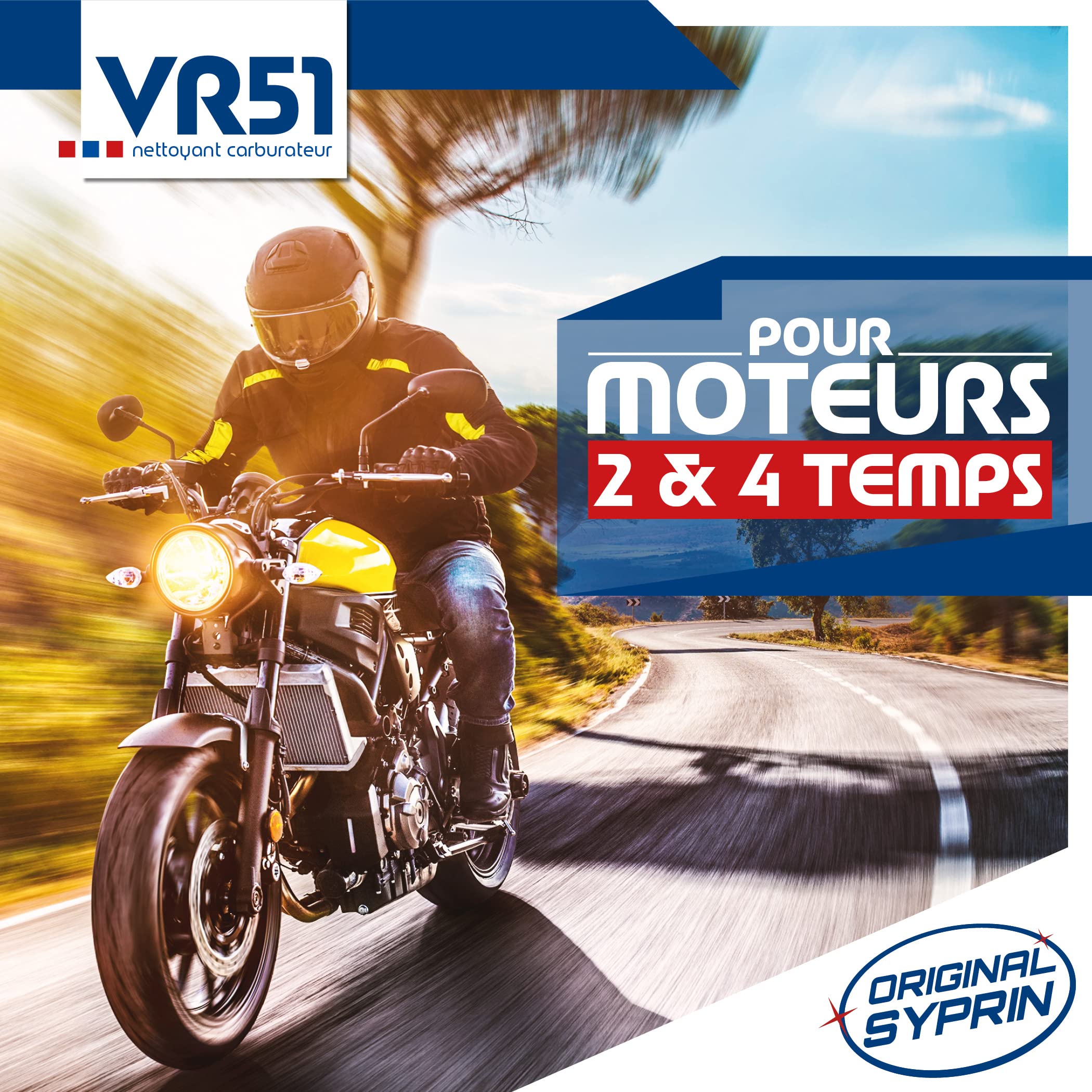 SYPRIN Original Carburetor Cleaner VR51 pour les moteurs à essence 2 temps - adapté à la voiture et à la moto I Additif pour le nettoyage du carburateur Additif (3x 250ml) | Convient pour la voiture et la moto - Additif pour le nettoyage du carburateur