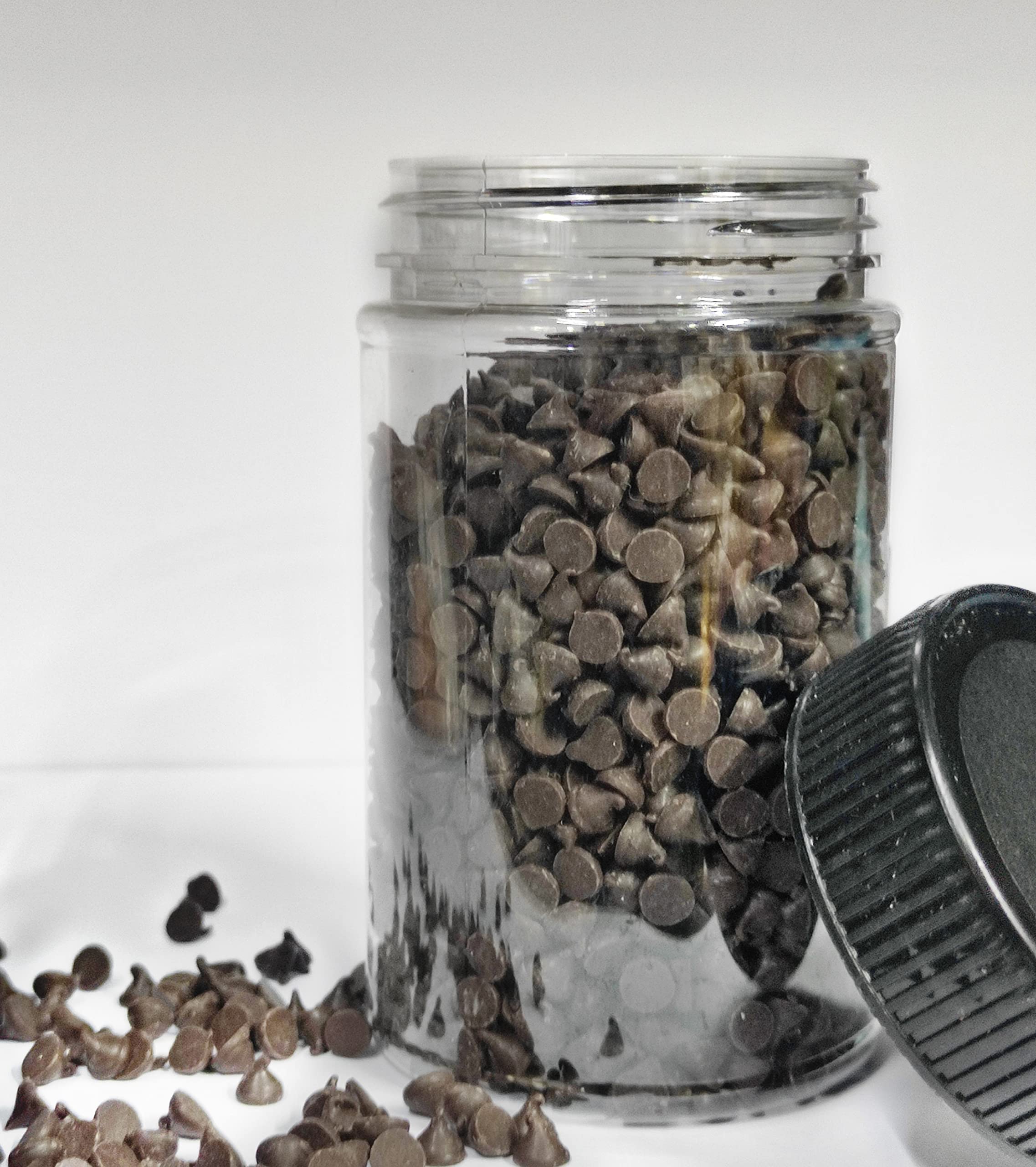 Dry Fruit Hub Pépites de chocolat noir 200 g, pépites de chocolat noir, paquet de chips de chocolat noir pour gâteau, chips de chocolat pour décoration de gâteau