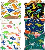 Vista 8 de Chumia 6 Bolsas Reutilizables para Refrigerios Regalos de Navidad Seguridad Alimentaria Bolsas Lavables para Refrigerios Almuerzo con Cremallera