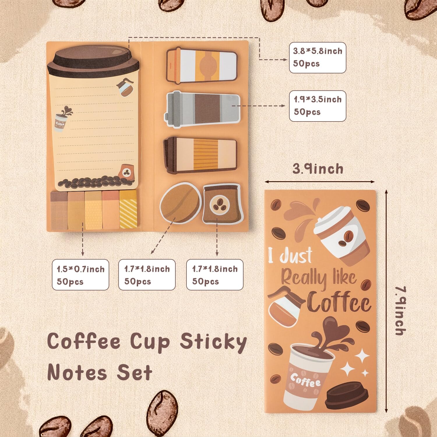 Ithmahco Coffee Lover Gifts for Women Men - Includes Mug Spoon Rest Holder Candle Socks Sticky Notes Set, Coffee Gift Basket for Birthday Mothers Day Galentines Valentines Day Christmas Gift Ideas