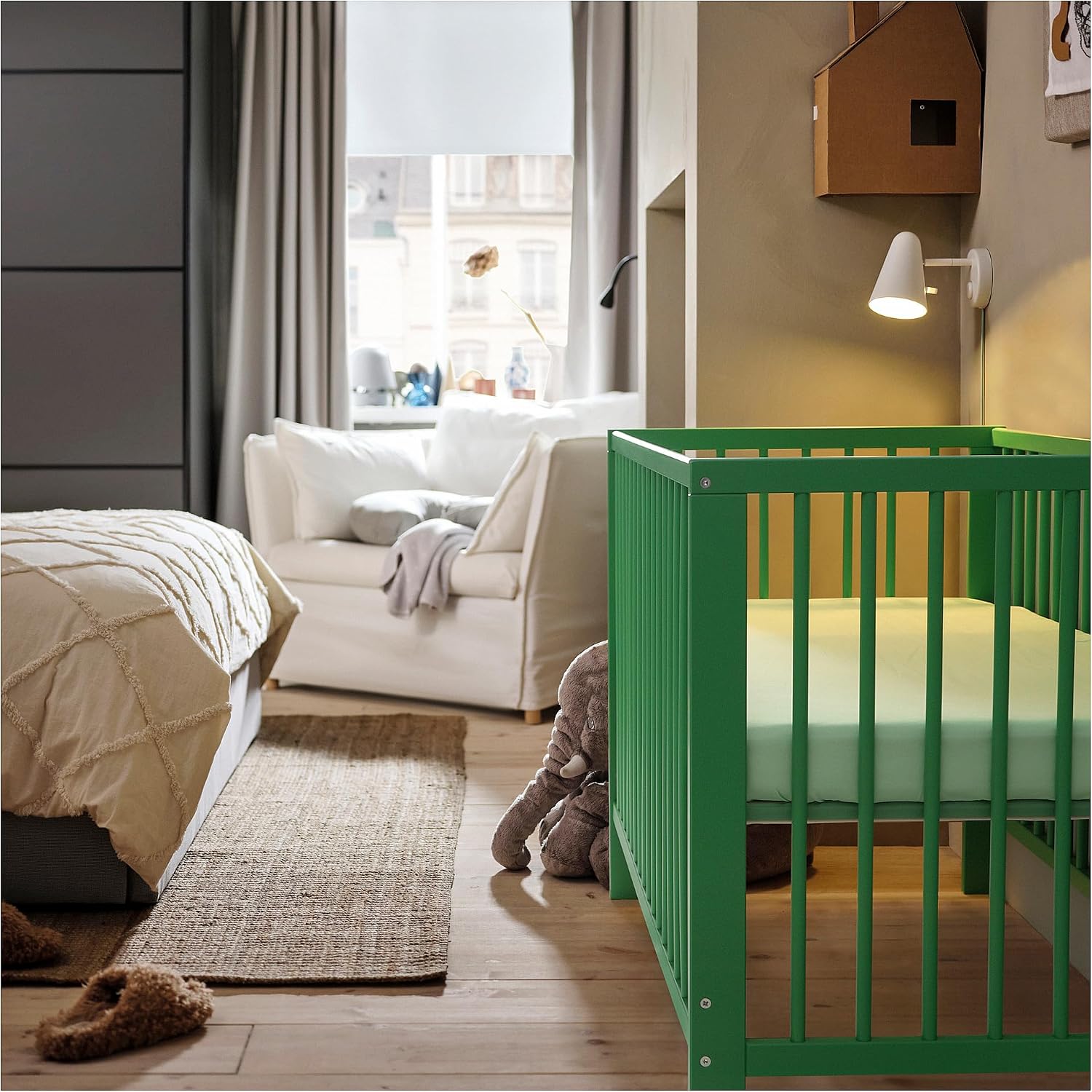 ProTuning GULLIVER Cot, green, 60x120 cm