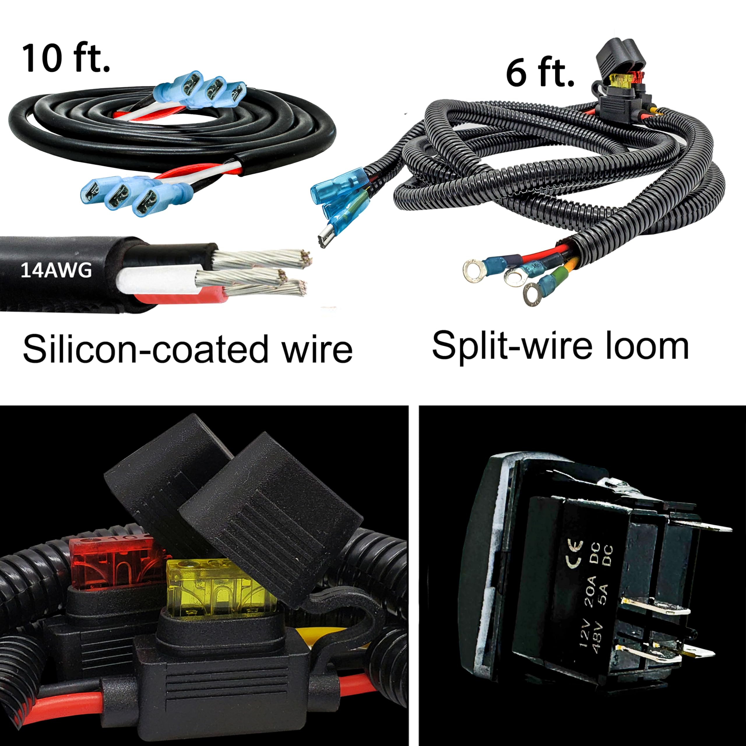Amazon.com: OZ-USA Plug-and-Play Power Distribution Block 3-Wire