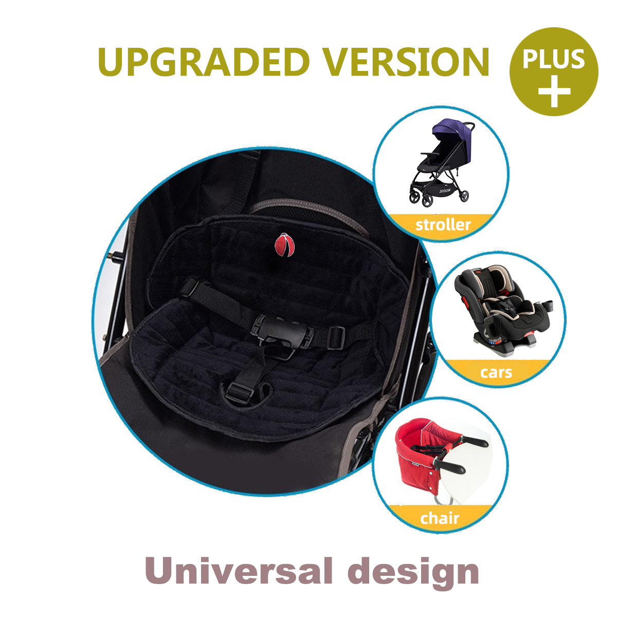 Baby Car Seat Pad, Potty Training Car Seat Protector With Waterproof Liner For Child Car Seat Stroller And Dinner Chair,machine Wash And Dry ﻿ P 111119268