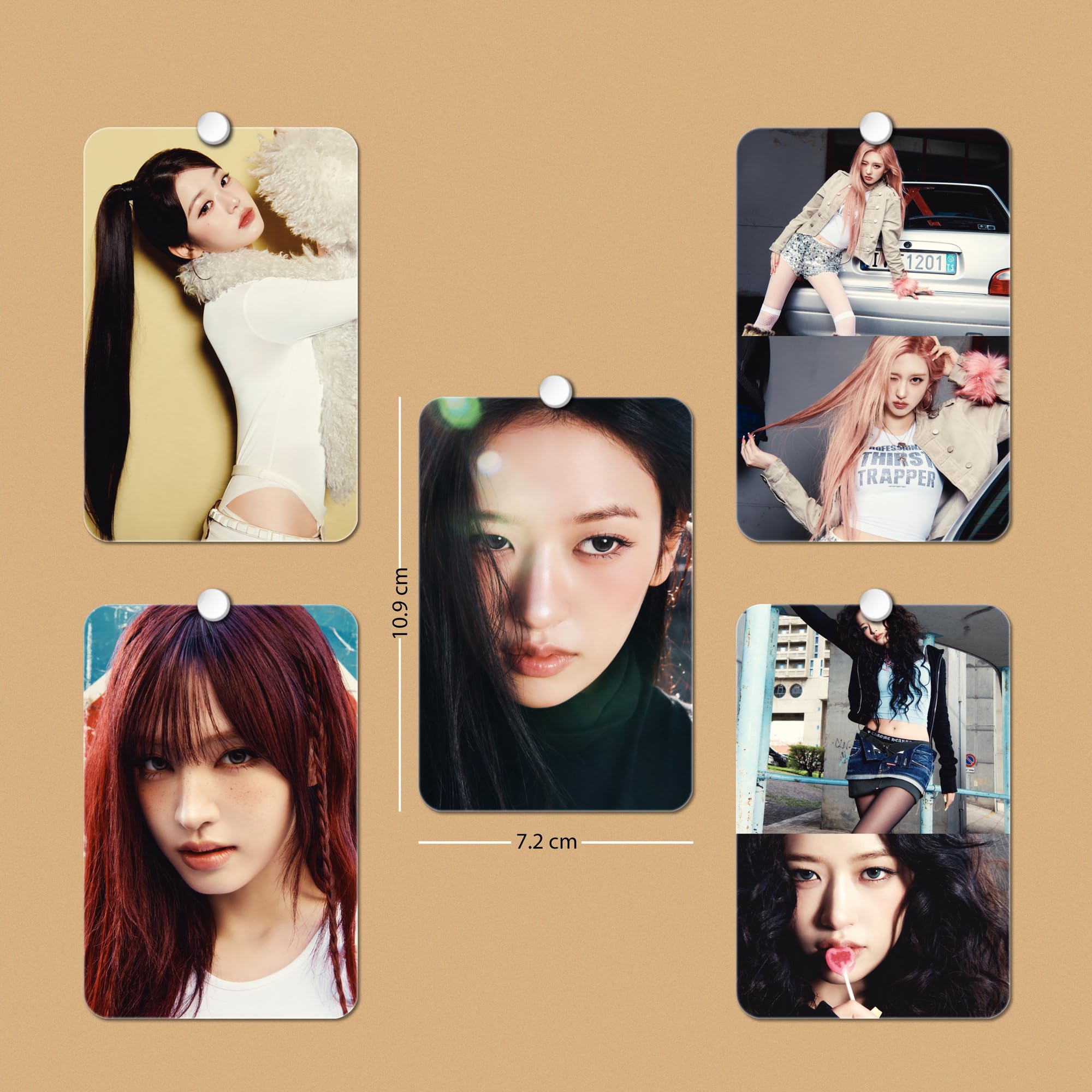 IVE "Revive " Album Glossy Laminated Photo Cards (Set of 14+2 Freebies) 3
