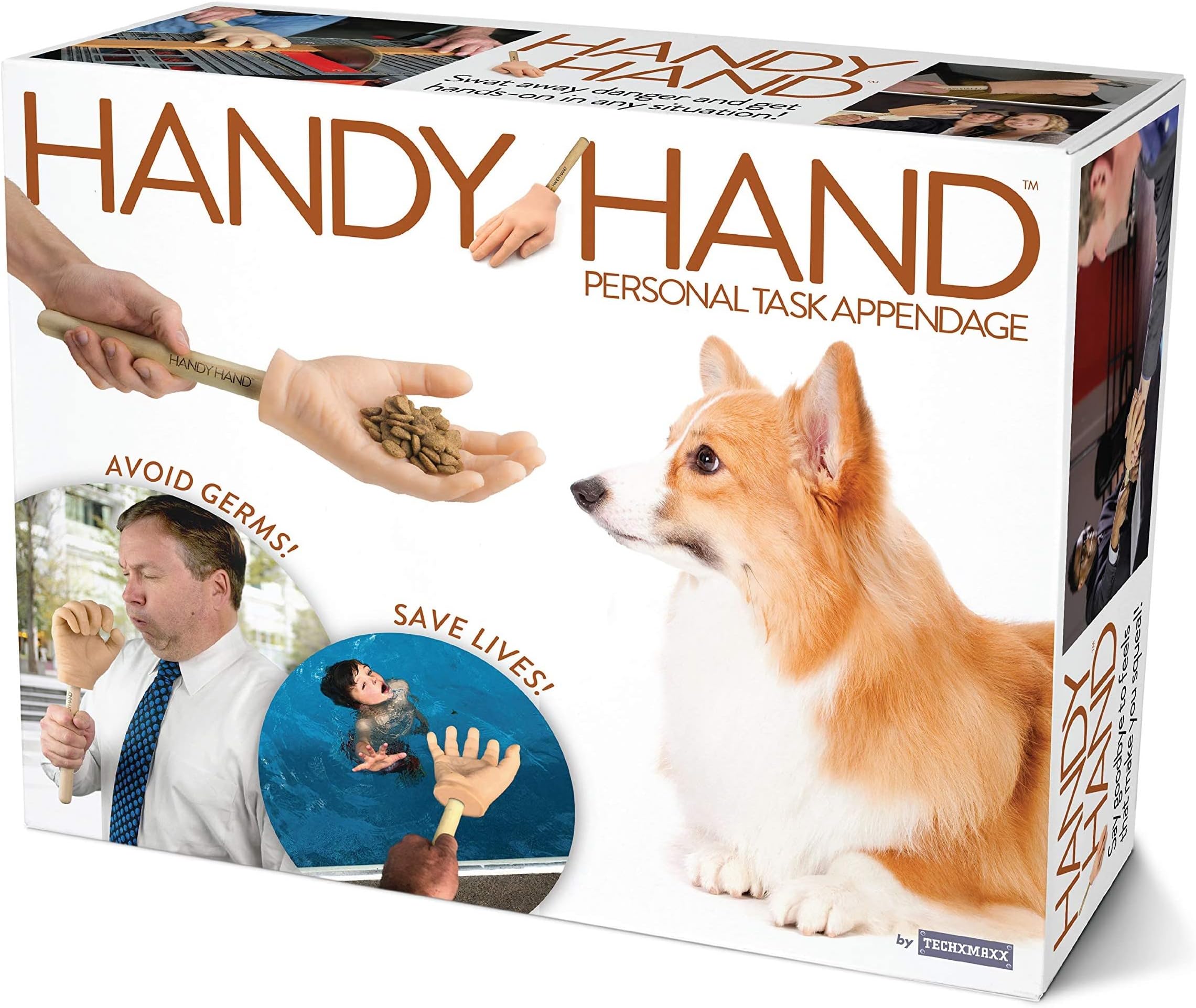 Handy Hand Prank Gift Box, Wrap Your Real Present in a Funny Authentic Prank-O Gag Present Box | Novelty Gifting for Pranksters