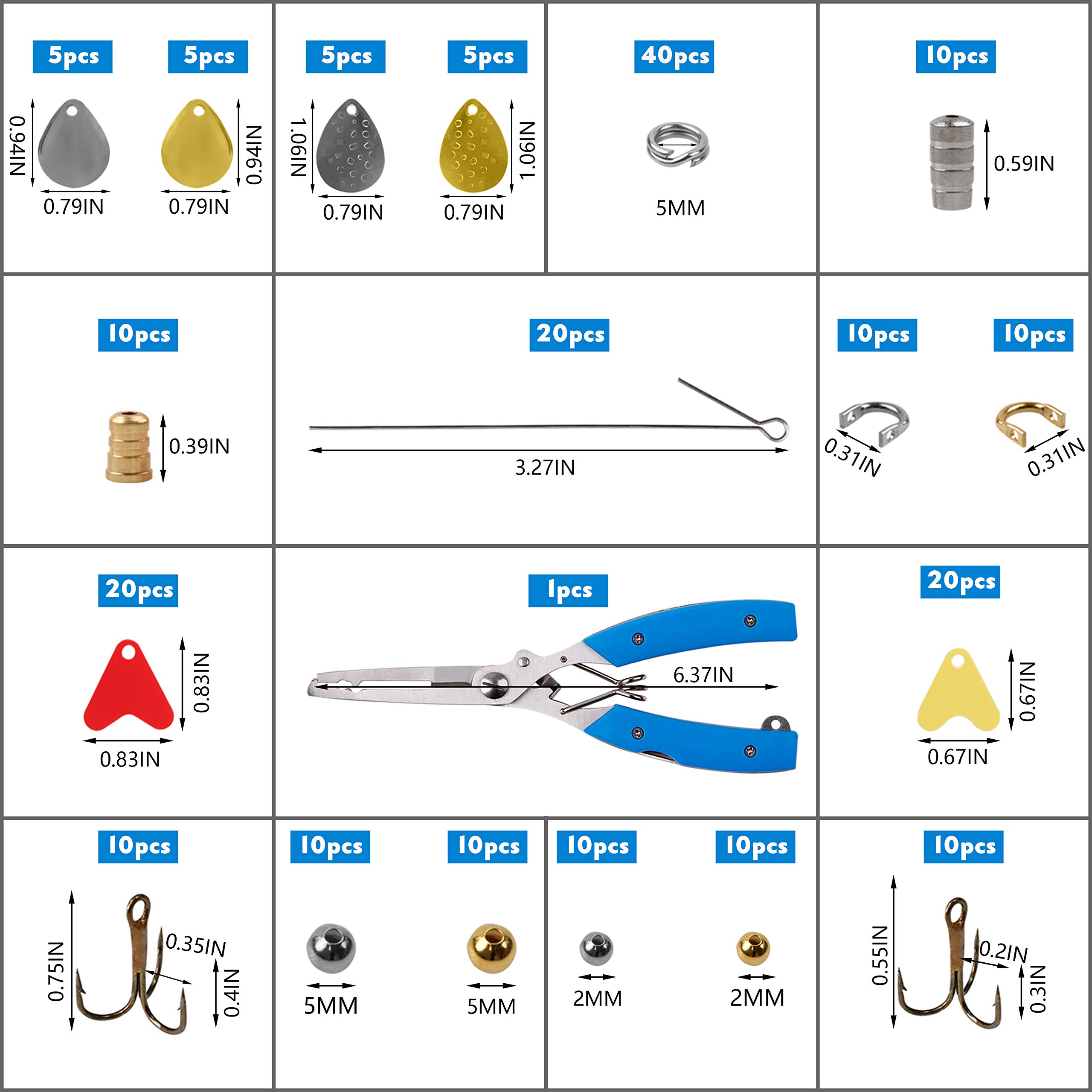 Amazon.co.jp: スピナーメイキングキット スピナーパーツ 詰め合わせ