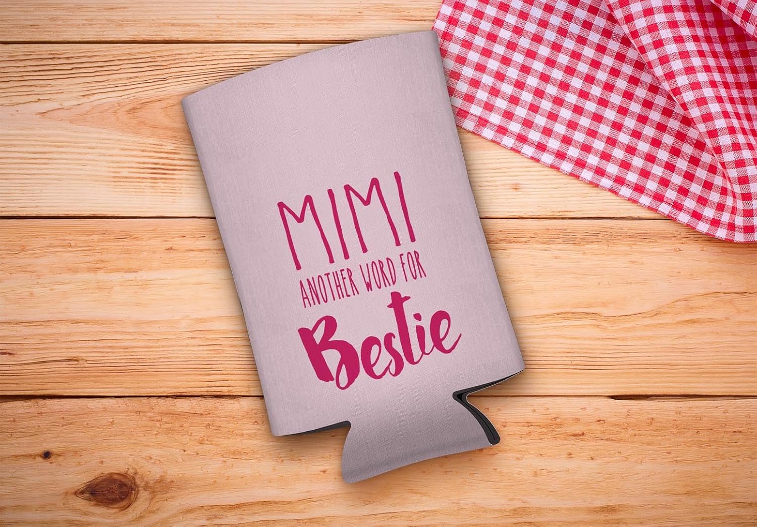 Mimi Gifts For Women For Mimi Another Word For Bestie 12-Pack Ultra Slim Can Thermocoolers