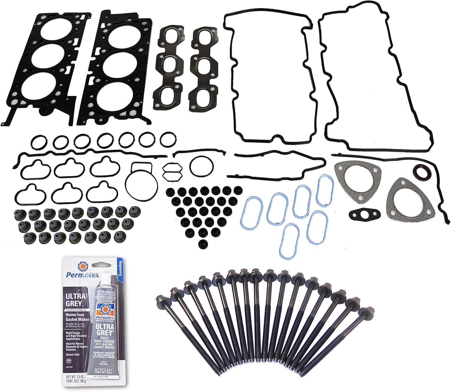 CPWK306 Head Gasket Set Bolt Kit Fits: 07-08 Ford Escape Mercury Mazda Tribute 3.0L DOHC VIN 1