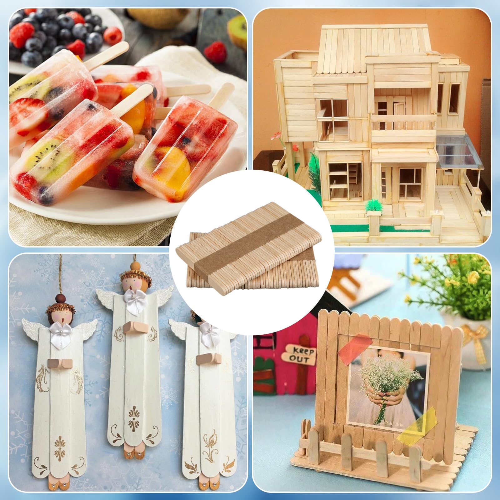 80 Misurini Plastica 30ml + 100 Bastoncini Legno - Per Resina, Vernici, Cucina, BPA Free - Foto 3