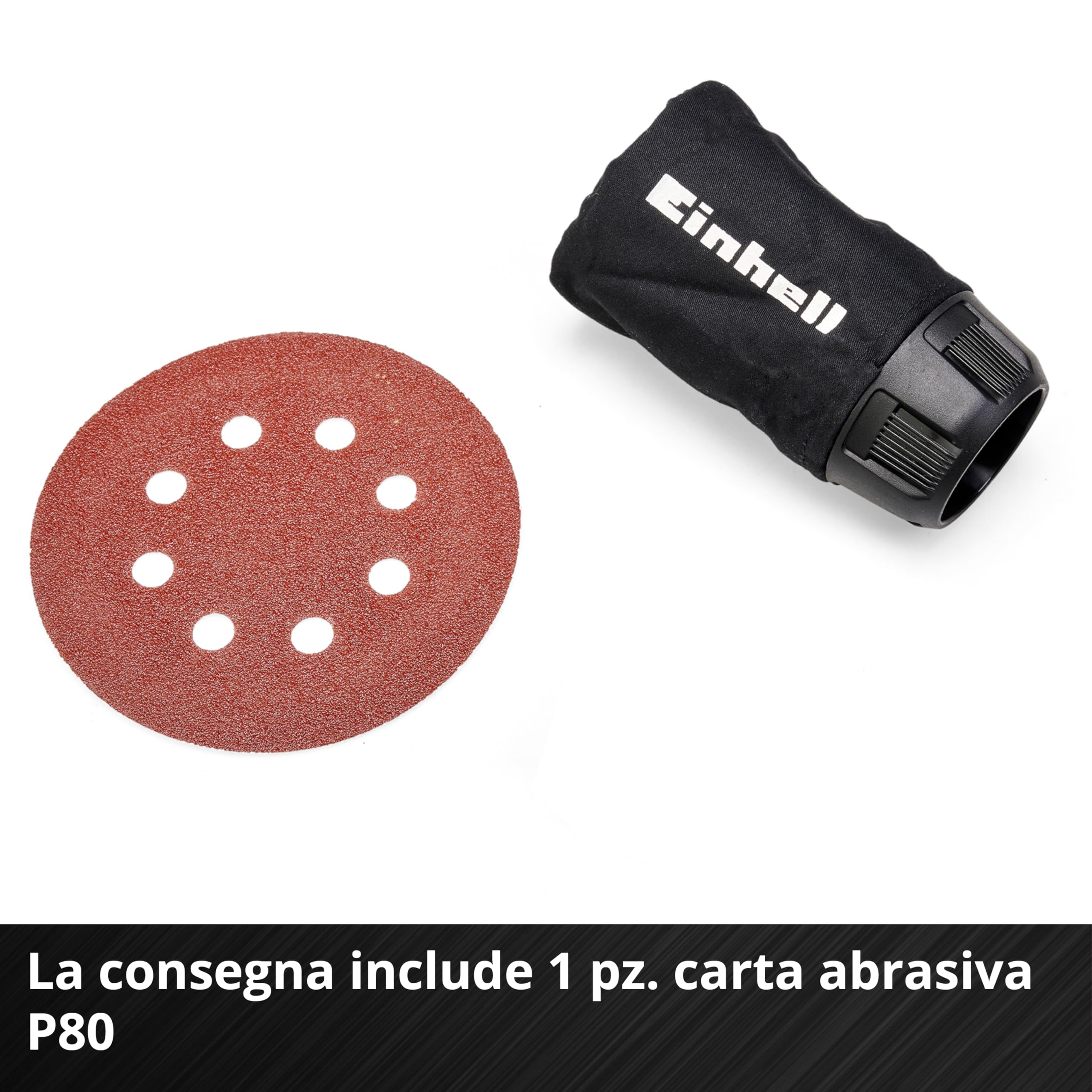 Einhell TE-RS 18 Li-Solo Levigatrice roto orbitale a batteria Power X-Change (18V, oscillazioni al min. 14.000 - 22.000, diam. Platorello 125 mm, senza batteria e caricabatteria)