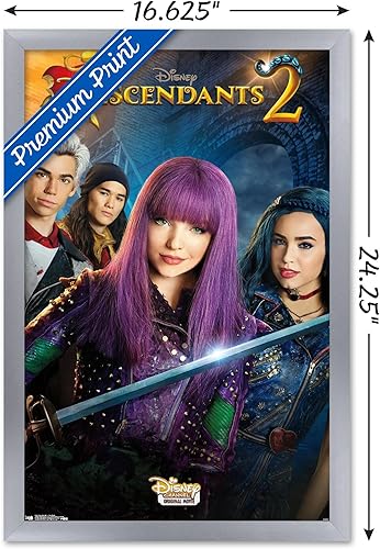 Vista 114 de Trends International Disney Descendants 2 - Póster de pared de una hoja, 22.375 x 34 pulgadas, versión sin marco