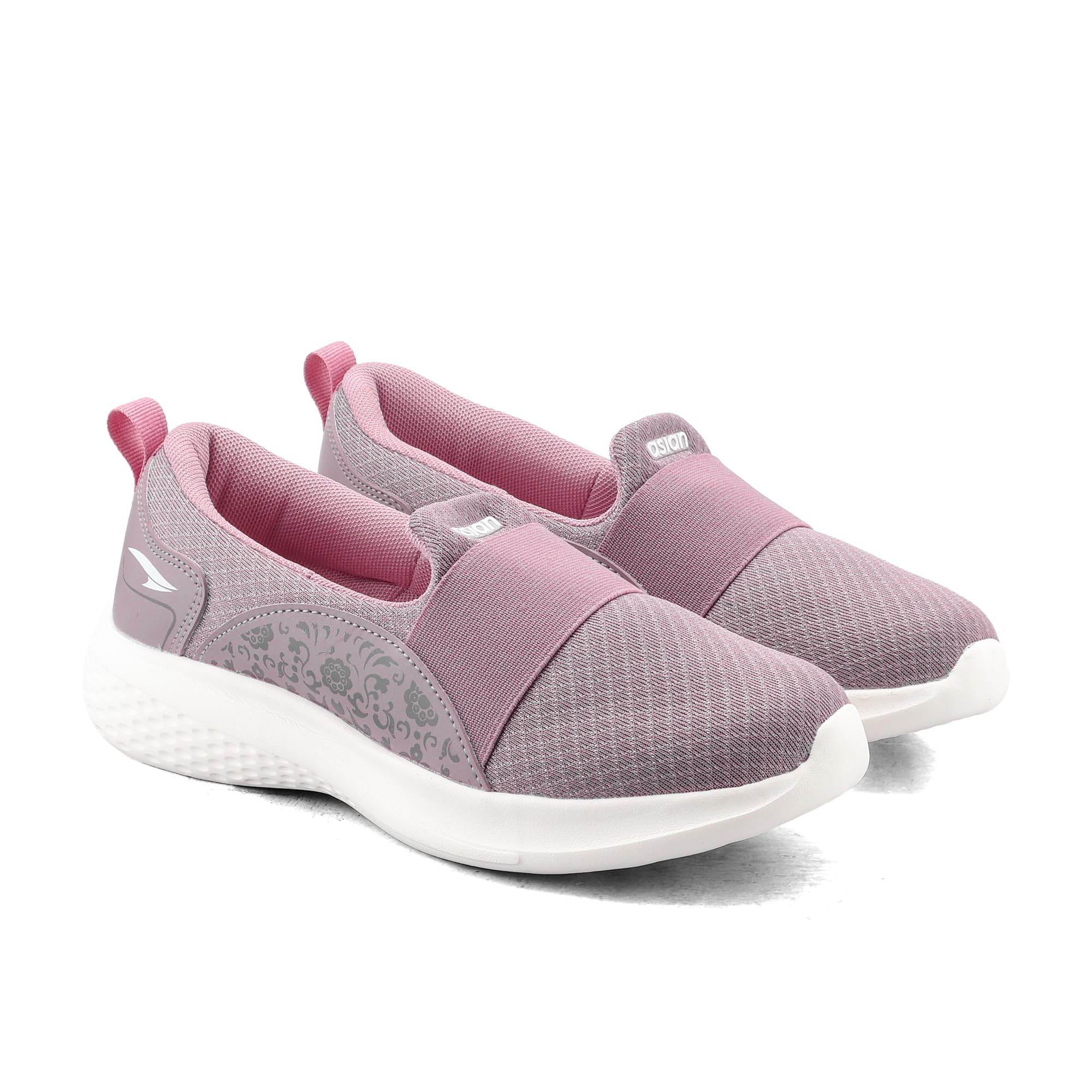 Style Walk-02 Women Walking Shoes with Memory Foam Cushion, Lightweight Slip-On Design, Breathable Upper Stylish Casual Shoes