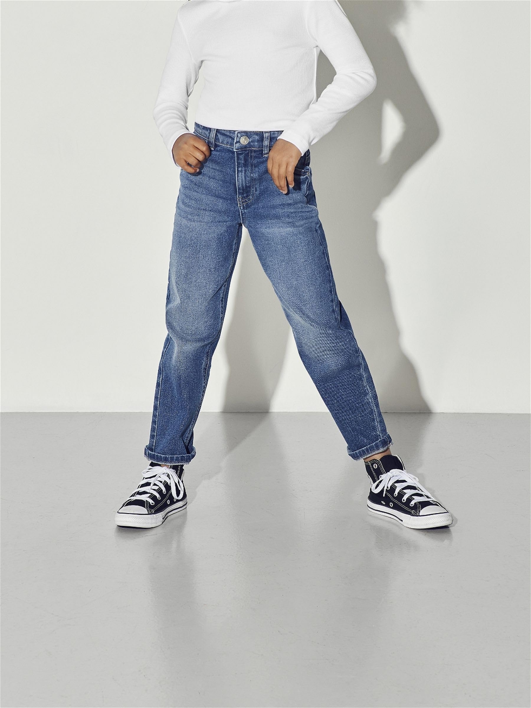 KIDS ONLY Dziewczynki, kobiety, dzieci Jeans Calla, niebieski (medium blue denim), 158 cm