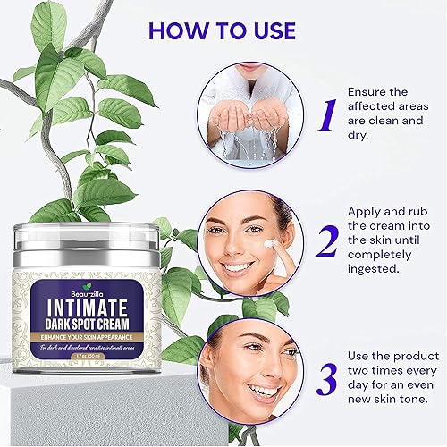 Miniatura 7 de Beautzilla Corrector de puntos oscuros de área íntima con resultados instantáneos para rodillas codos axilas y muslos
