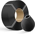 Creality PETG Filament Refill 3D Printer Filament-1kg 1.75mm (2.2lb), for Bambu Lab Reusable Spool, Dimensional Accuracy ± 0.03 mm, 1kg PETG Black