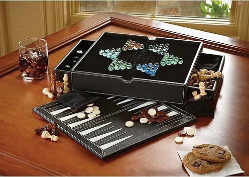 Miniatura 8 de Mainstreet Classics Broadway Juego de mesa combinado 5 en 1