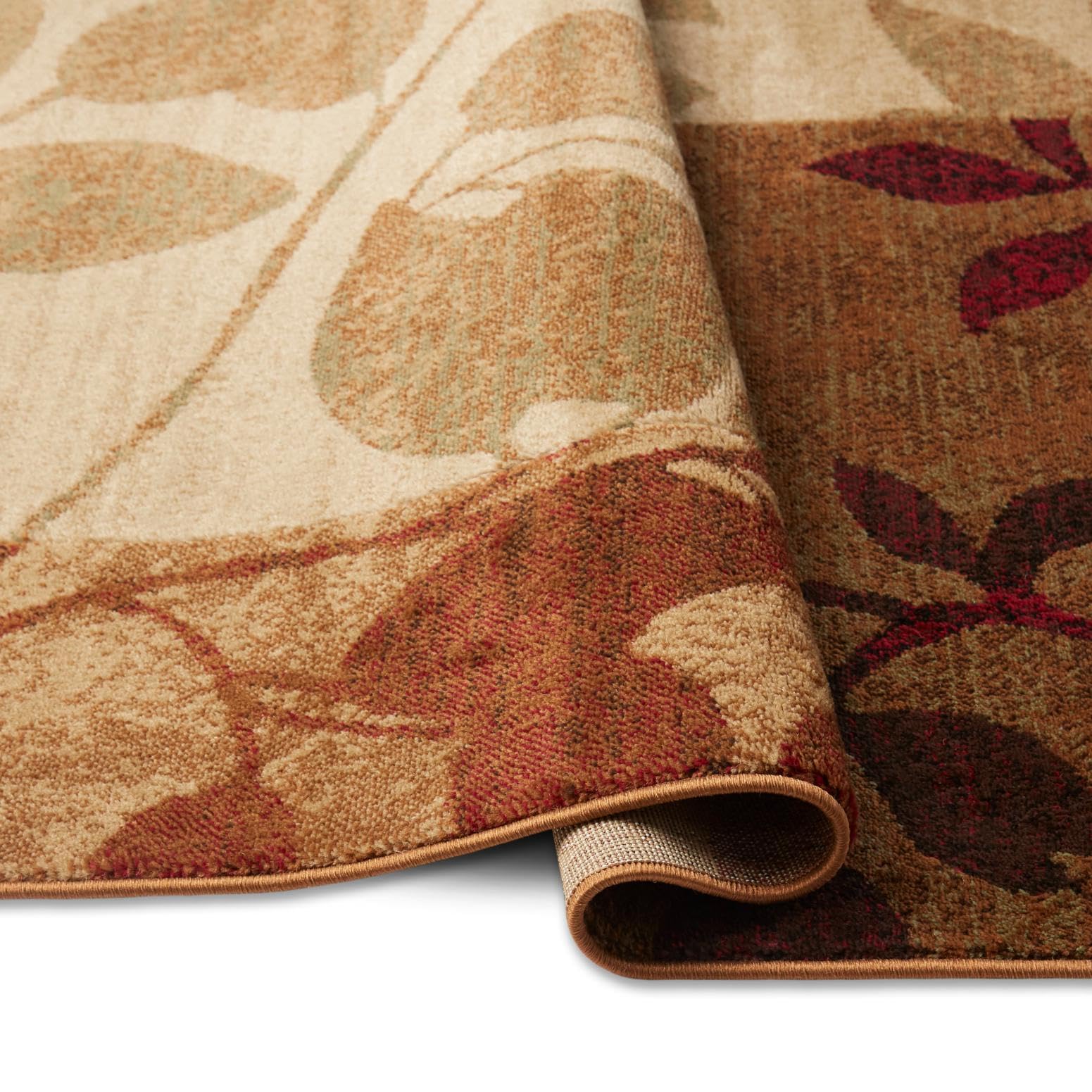 Home Dynamix Amelia Modern Area Rug | 92 x 125 Rectangle | BeigeGreenRed product thumbnail 8