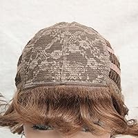 Vista 5 de Lydell Peluca de cabello corto, rizado, ondulado, de pelo sintético, peluca completa, 6 pulgadas