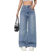 Trendy Wide Leg Jeans for Women