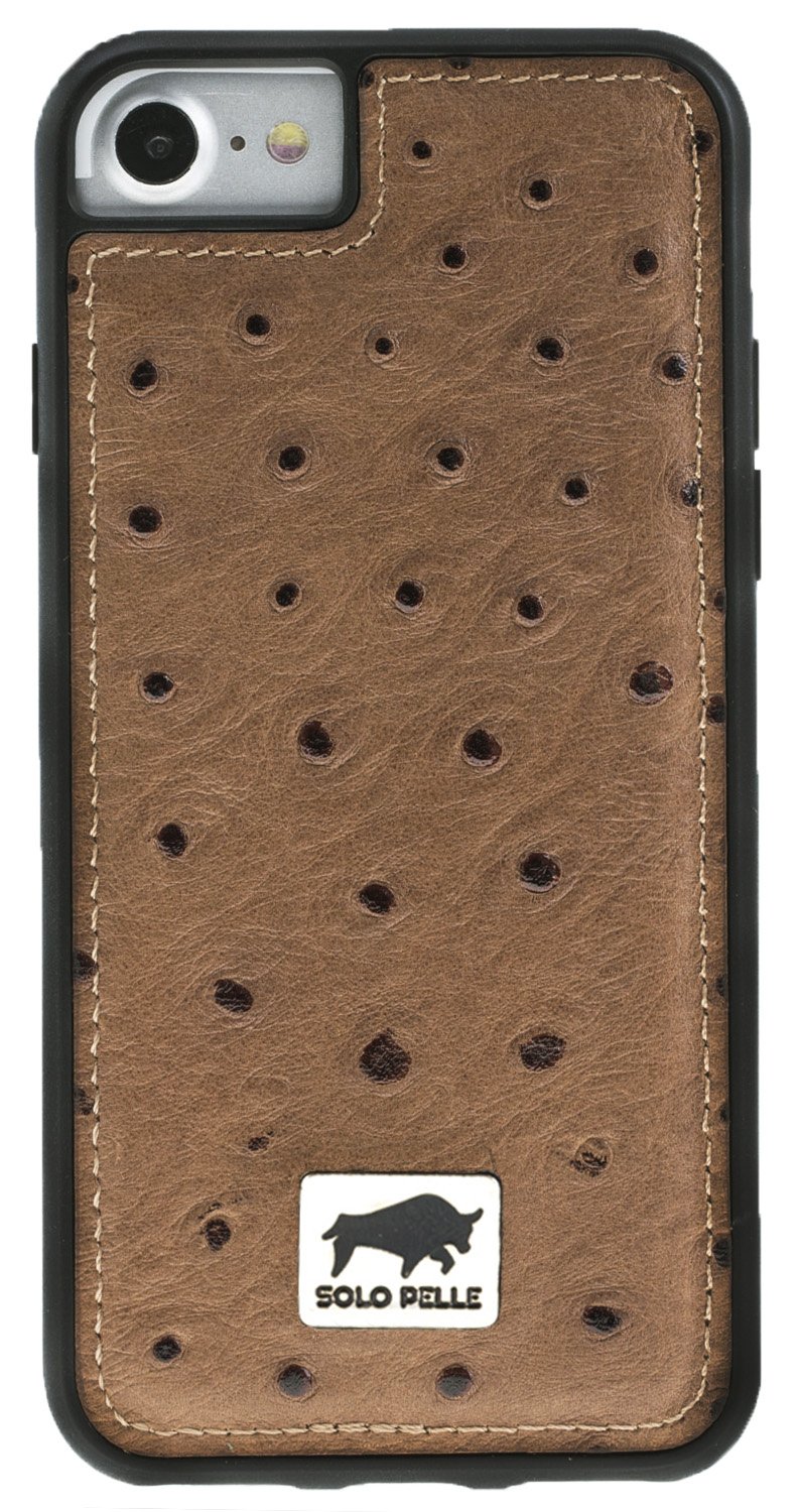 Solo Pelle iPhone 7/8 Leather Carrying Case/Backcover Flex Made of Genuine Leather Iphone 8/7 Brown FXCN-DE9-IP7