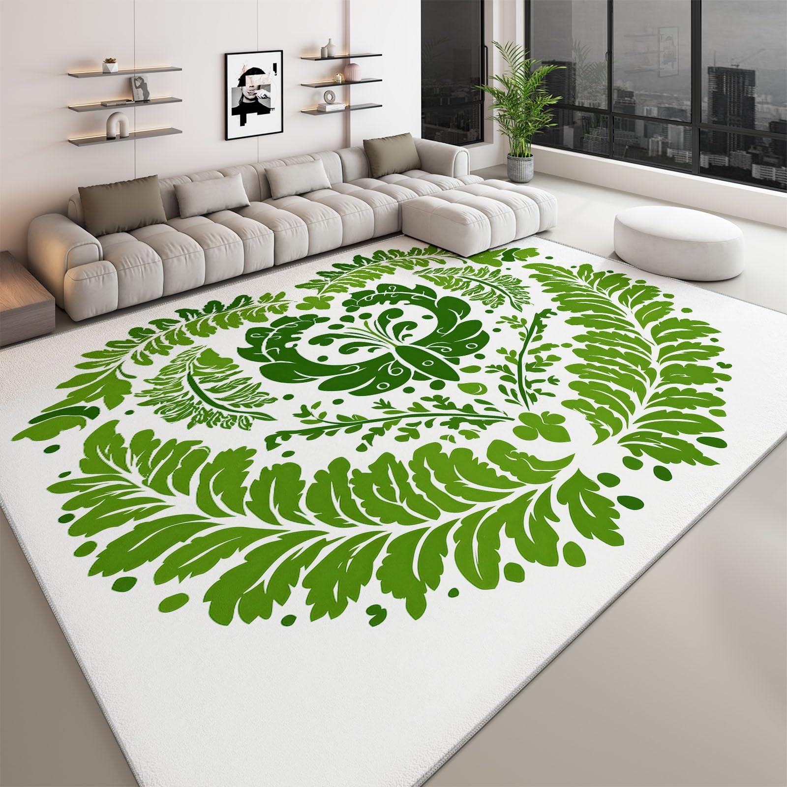 Tapis antidérapant salon 160x230 cm pour éviter les glissades