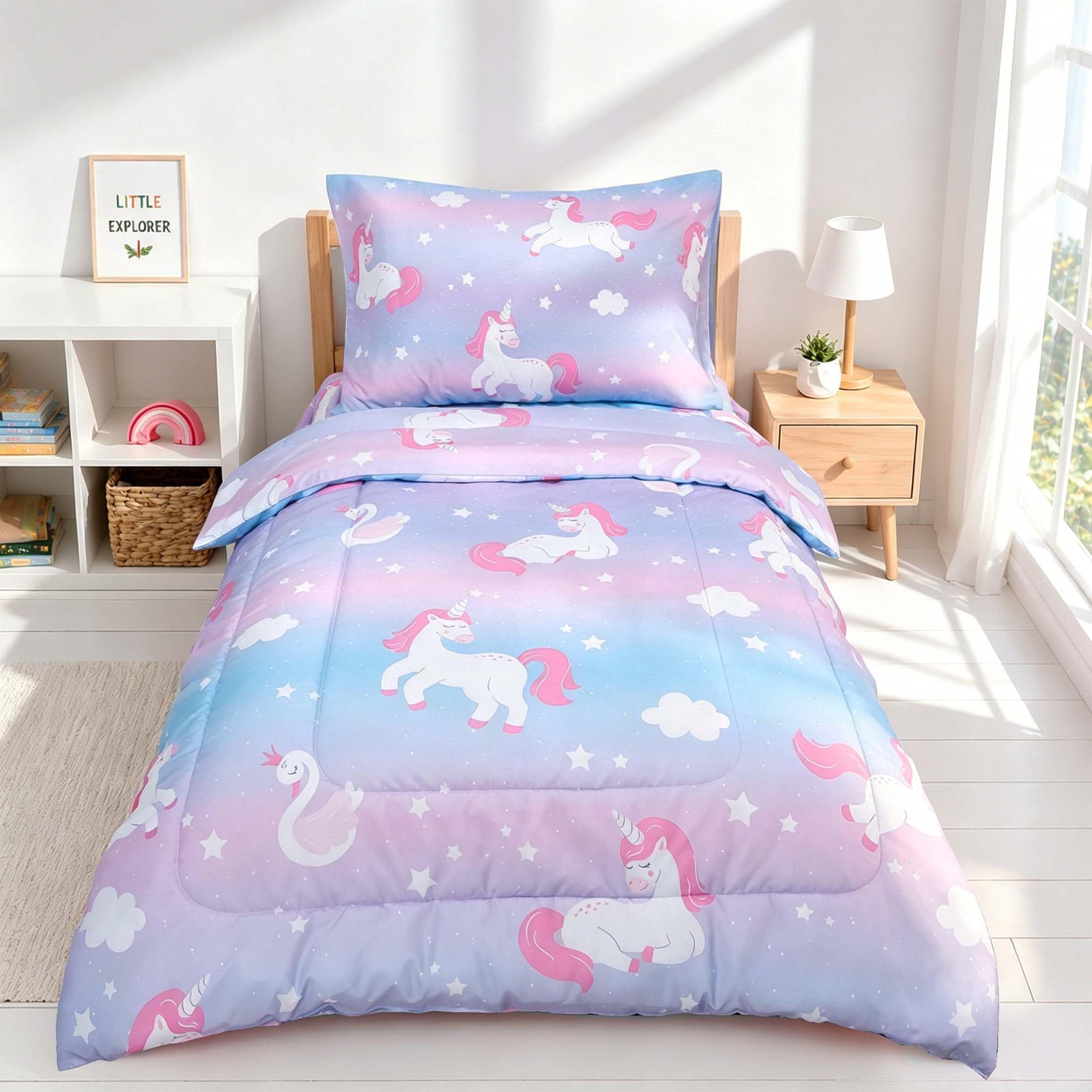 Primluna Toddler Bedding Set, Includes Ultra-Soft Plush Minky Comforter