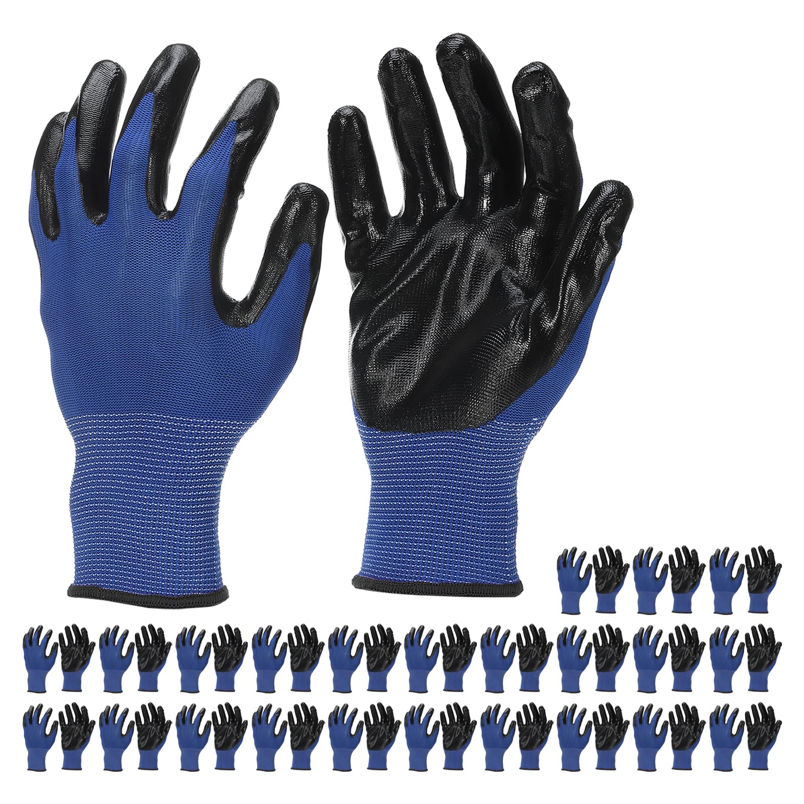 PATIKIL Safety Work Gloves Nitrile Coated