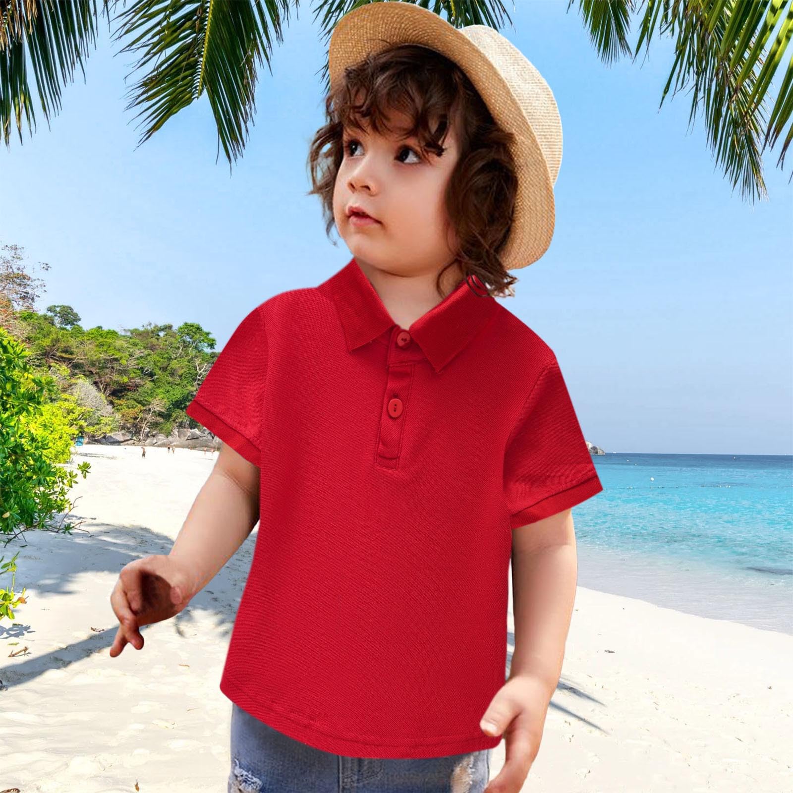 Polo para niños Camisa escolar verano monocolor negro camisas niño manga corta transpirable camisetas niños básico suave top chica ropa divertida regalos camisetas escolares