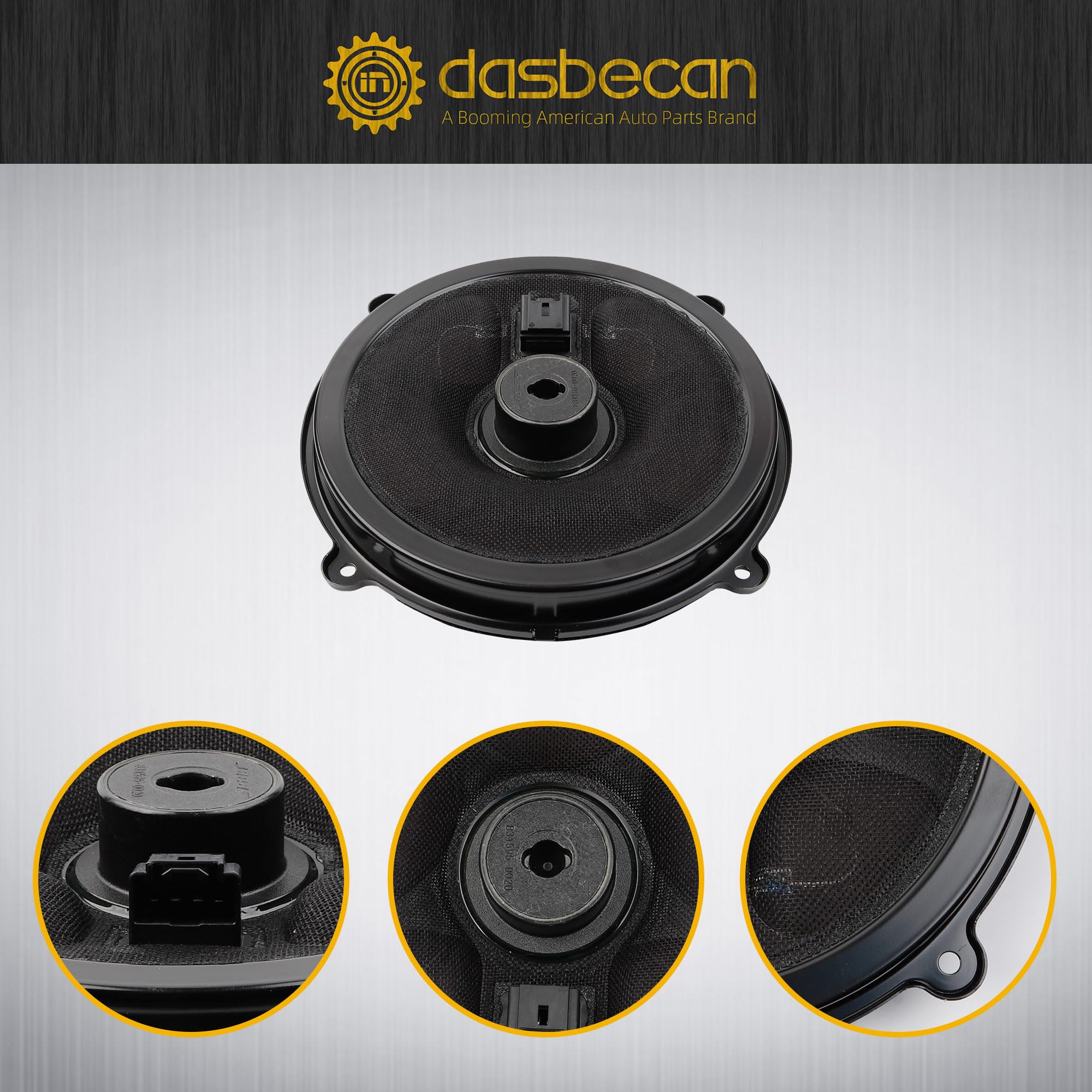 KD45-66-A60 9'' Front Door Speaker Compatible with Mazda 3, Mazda