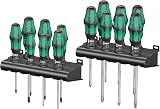 Wera 05105630001 Kraftform Big (Pack 300) Series Screwdriver Set, Green - 1