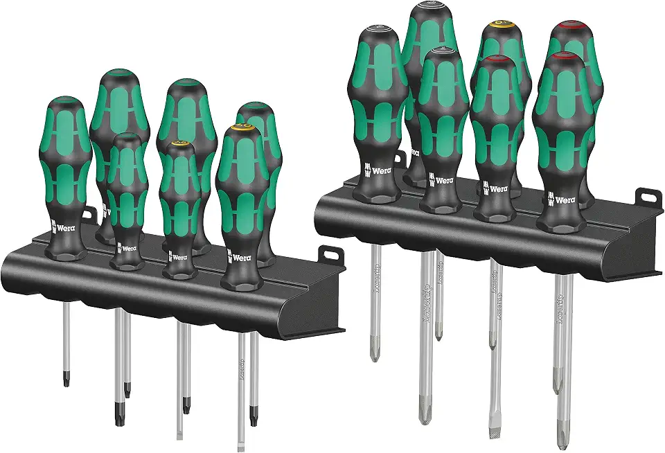 WERA Kraftform SL/PH/PZ/TX Screwdriver Set Big Pack 300, 14 Pieces