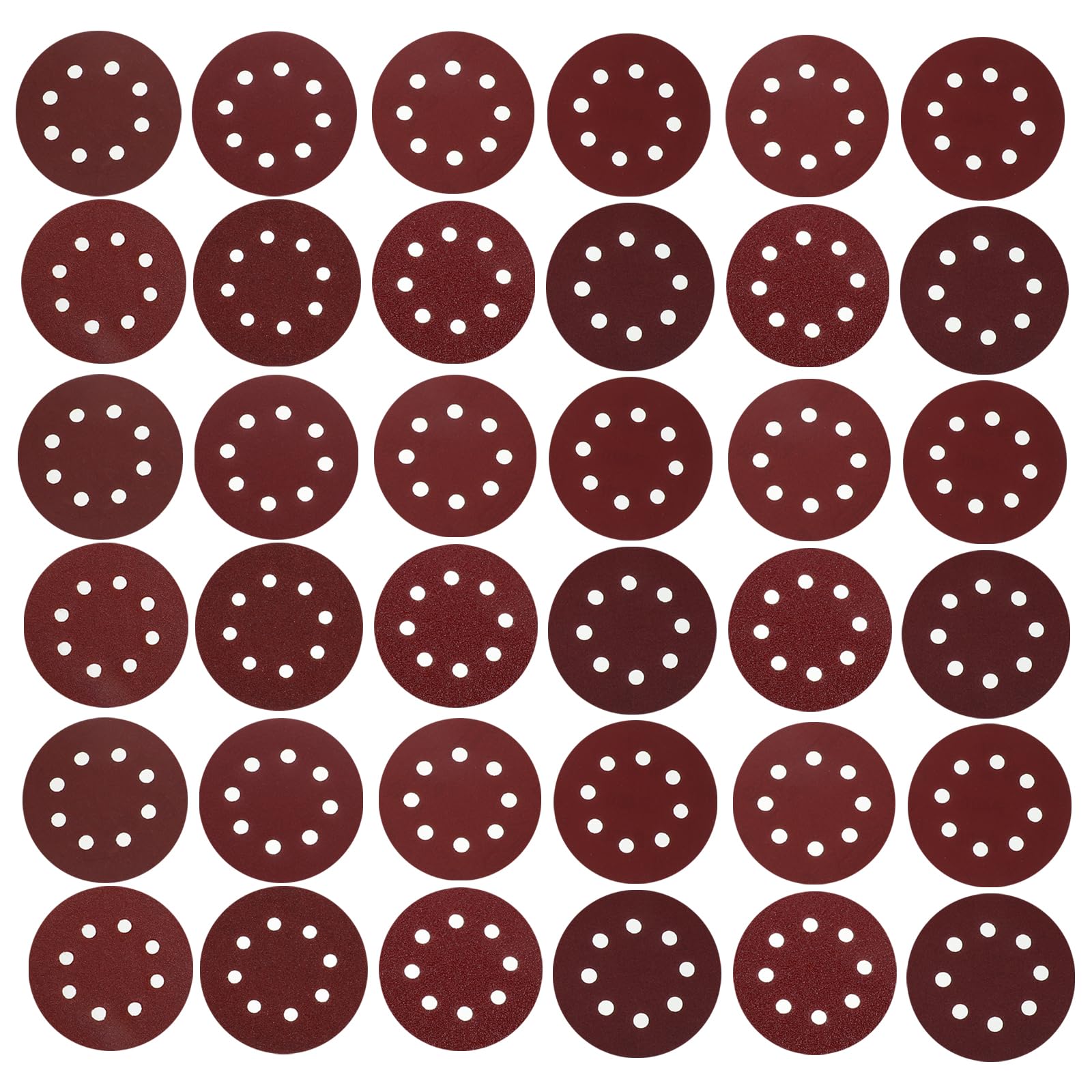 Discos de lija circulares de 125 mm para evitar el embozamiento y lograr un acabado liso 6