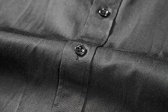 Mens Stretch Slim Fit Dress Shirts Lightweight Soft Long Sleeve Casual Button Down Shirts