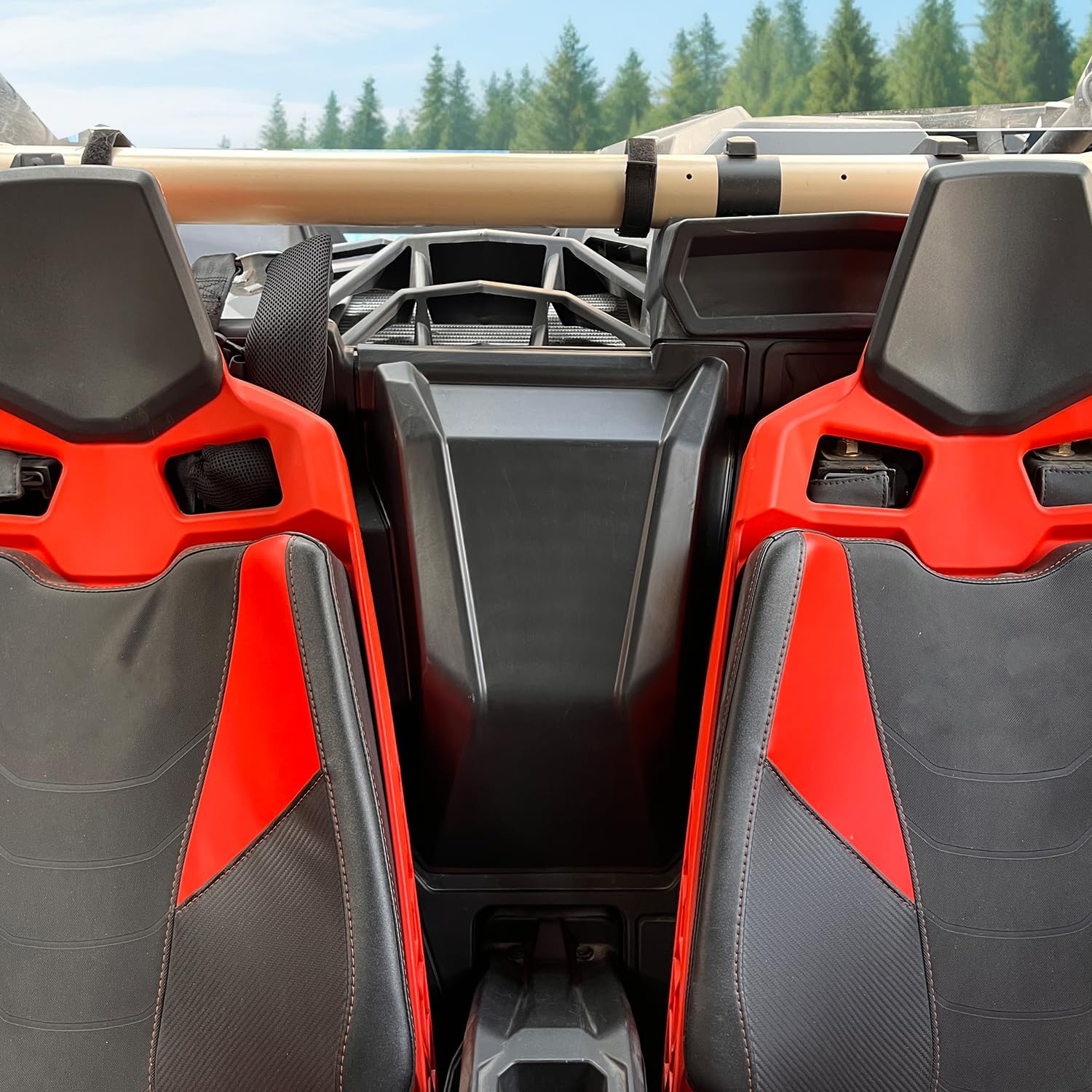 Engine Access Panel for X3,Black Middle Upper Rear Bulkhead Compatible With Can-Am Maverick X3 XDS XRS MAX Turbo RR 2017-2026 Accessories, Replace #707900442