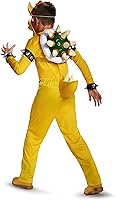 Vista 2 de Disguise Disfraz de Bowser para niños, traje oficial de Nintendo Super Mario Bros Bowser