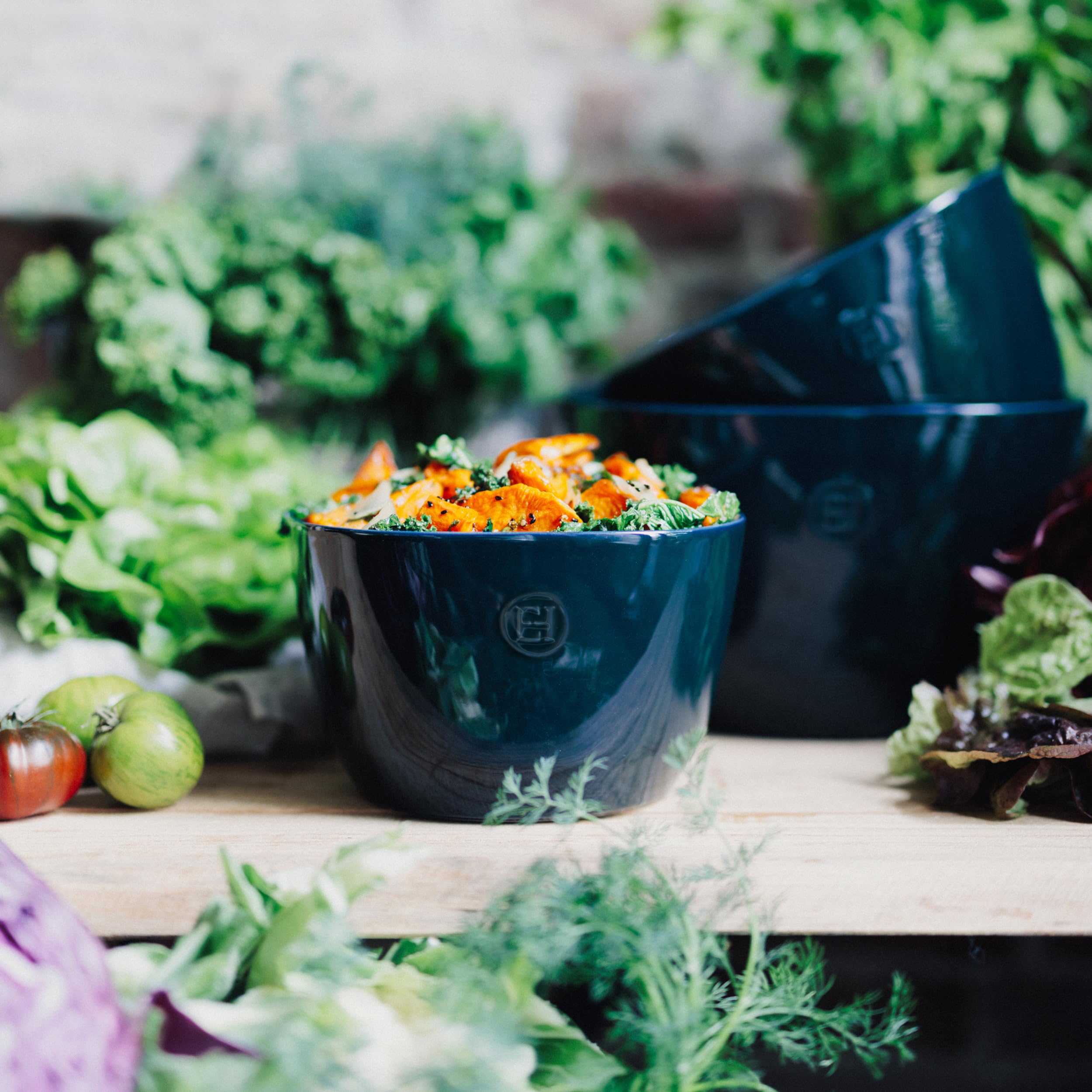 Amazon.com | Emile Henry Made in France Ceramic Medium Salad Bowl