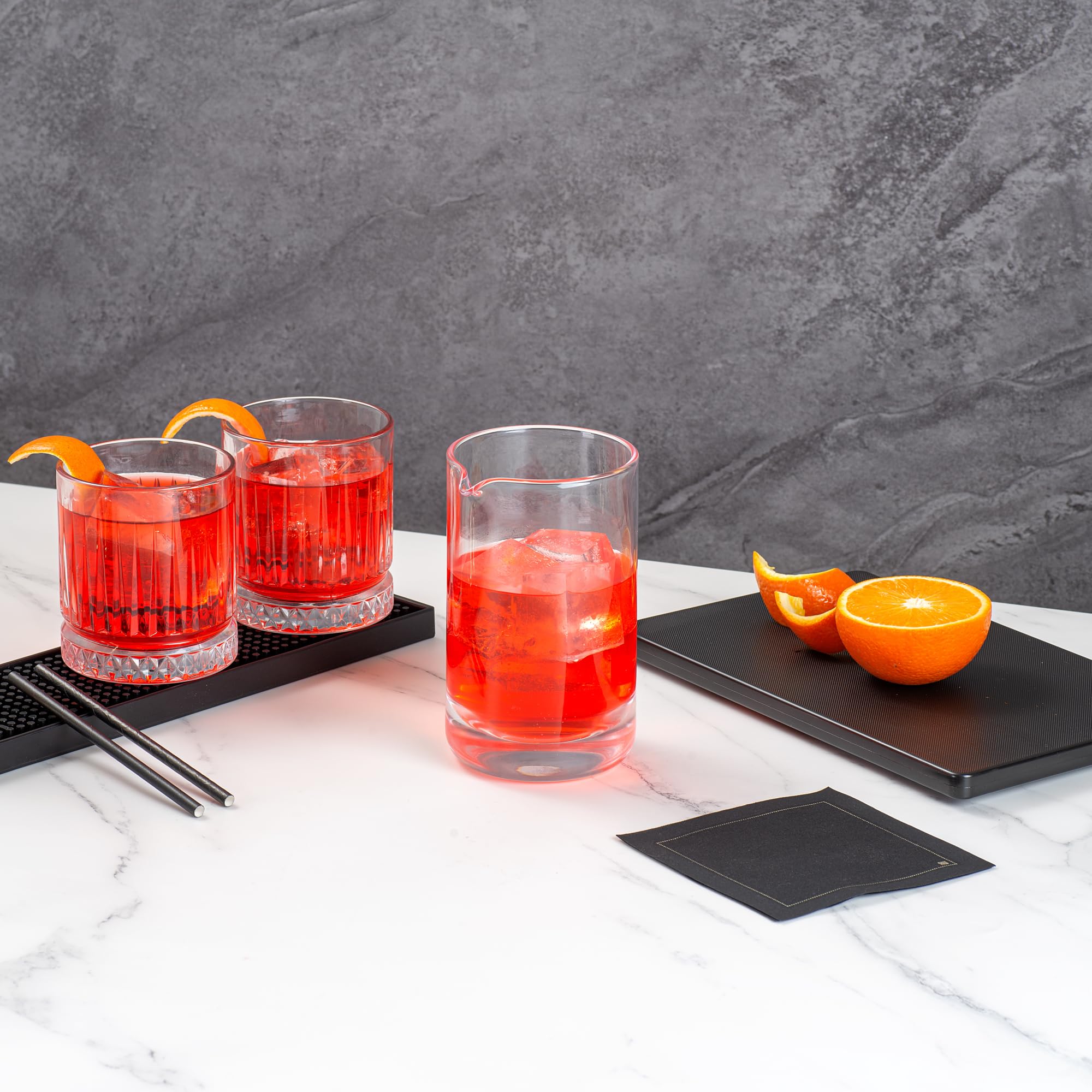 Restaurantware Bar Lux Cocktail Mixing Glass - Hand-Blown Crystal -9 Restaurantware Bar Lux Cocktail Mixing Glass - Hand-Blown Crystal -9