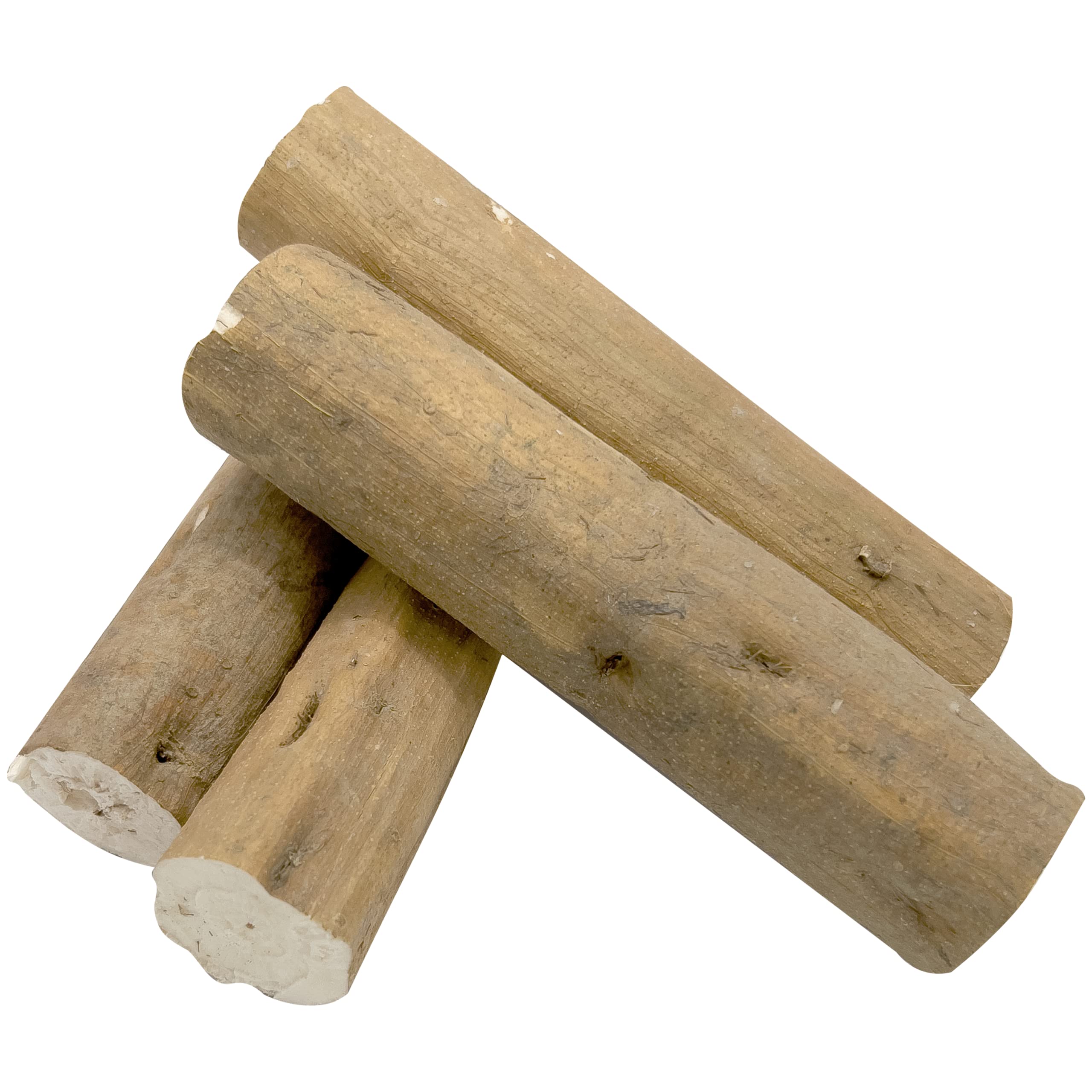 Mandarin Bird Toys by M&M 5514 Pk4 Bark Sola Logs - Lightweight Chewable Wood Bird Foot Toys, Easy to Chew, Versatile in Uses, Breaks Apart, Foraging Fun, Great for Small and Medium Size Pets โ image 1