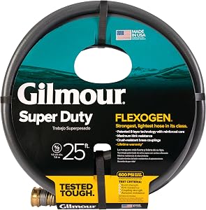 Gilmour 10-58025 8-ply Flexogen Hose 5/8"-by-25'