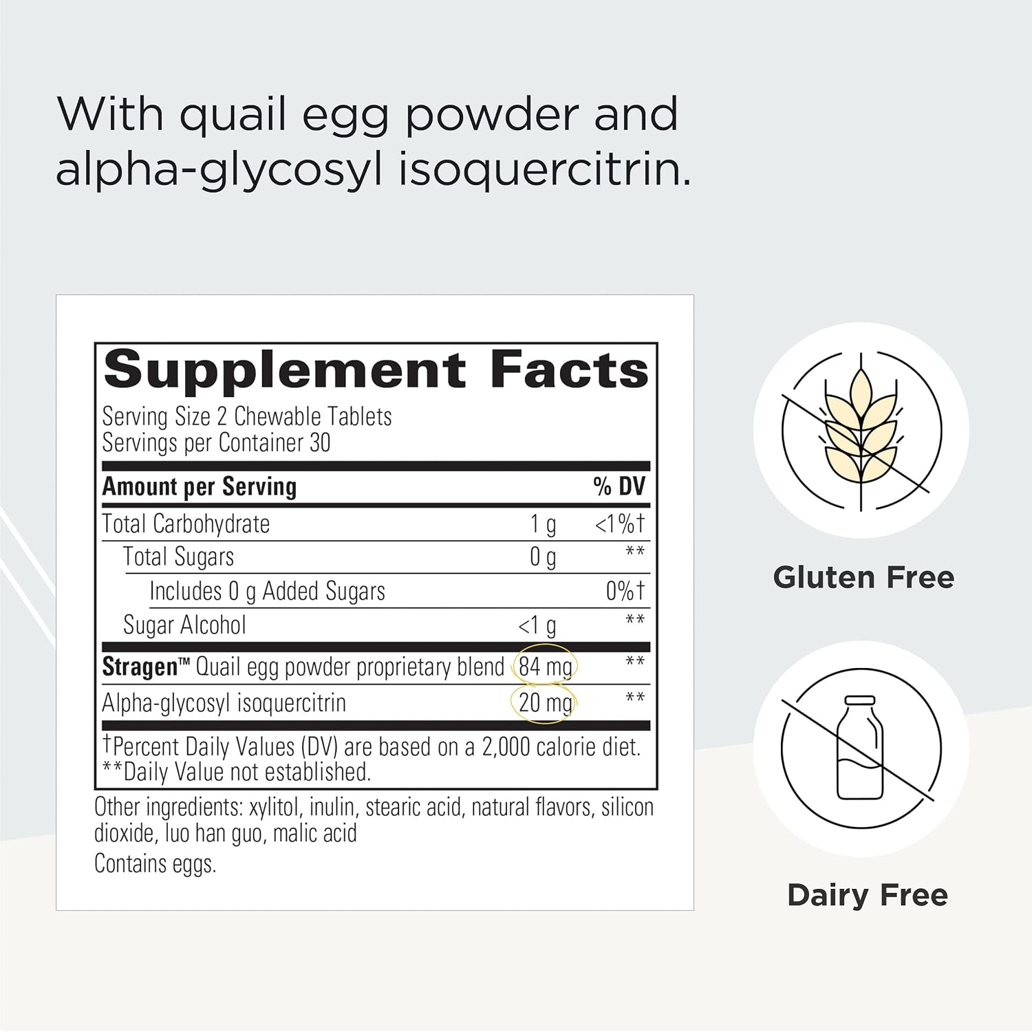 Integrative Therapeutics - ALLQLEAR - Fast-Acting Seasonal Support* - Berry Flavored - 60 Chewable Tablets