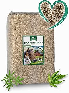 Hemp Litter for Small Animals, Chickens and Horses, 100 Litres, 100% Natural Product, Extremely Absorbent, Low Dust, Odour-Absorbing, Sustainable and Durable product image