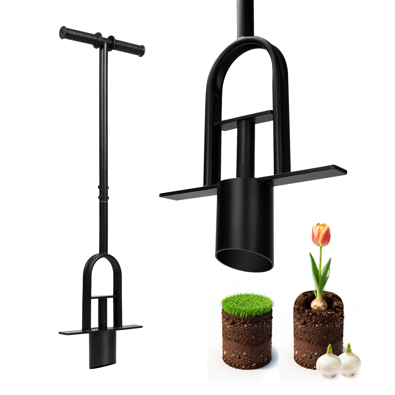 JYI&FORGE Herramienta para plantar bulbos 34 pulgadas miniatura 7