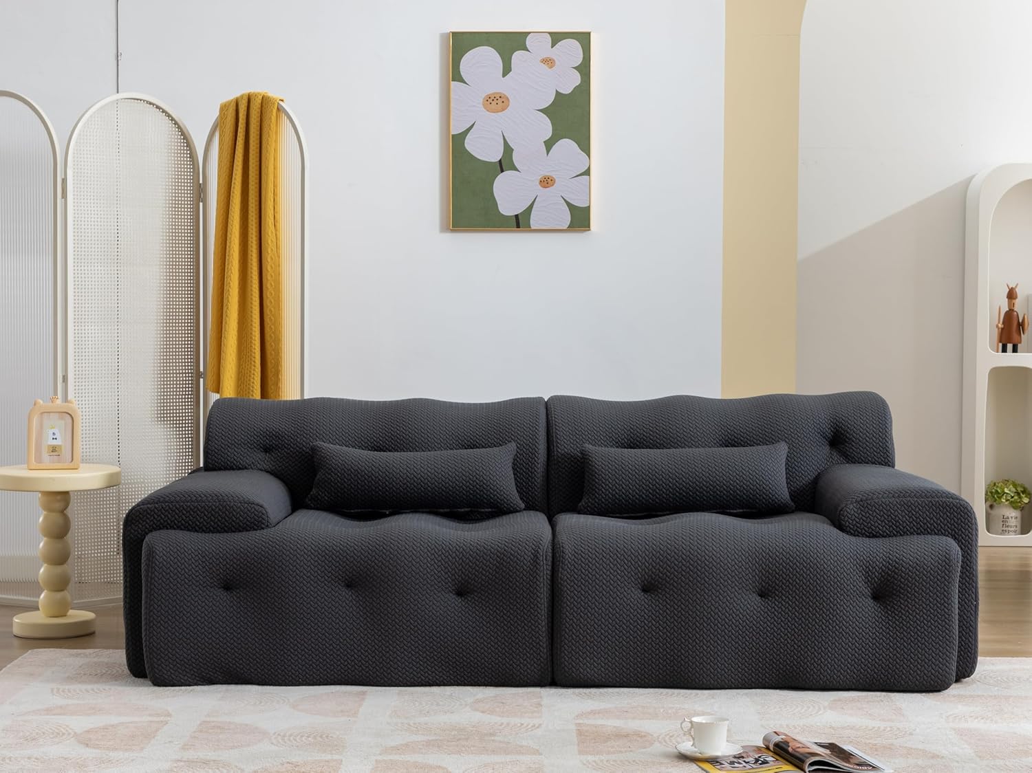 Large Size 2 Seater Sofa,Pure Foam Comfy Sofa Couch,Couches