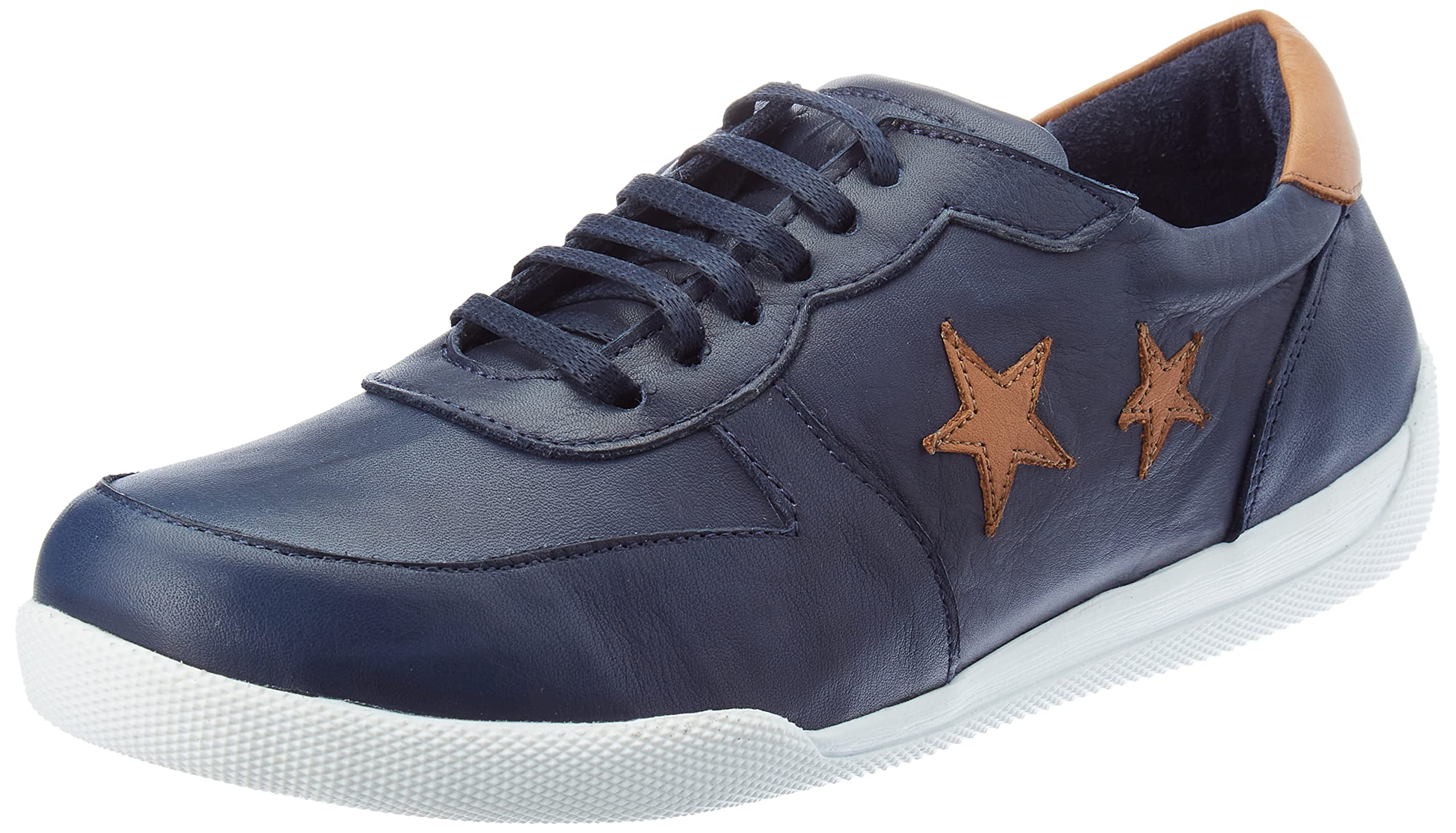 Andrea Conti 0063608, Sneaker, d.Blau/Brandy,