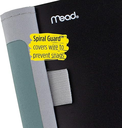 Miniatura 4 de Five Star Advance (45176) cuaderno espiral de 7" x 5" con 1 divisorio, 100 hojas rayadas de espaciado angosto, colores varios, Rojo