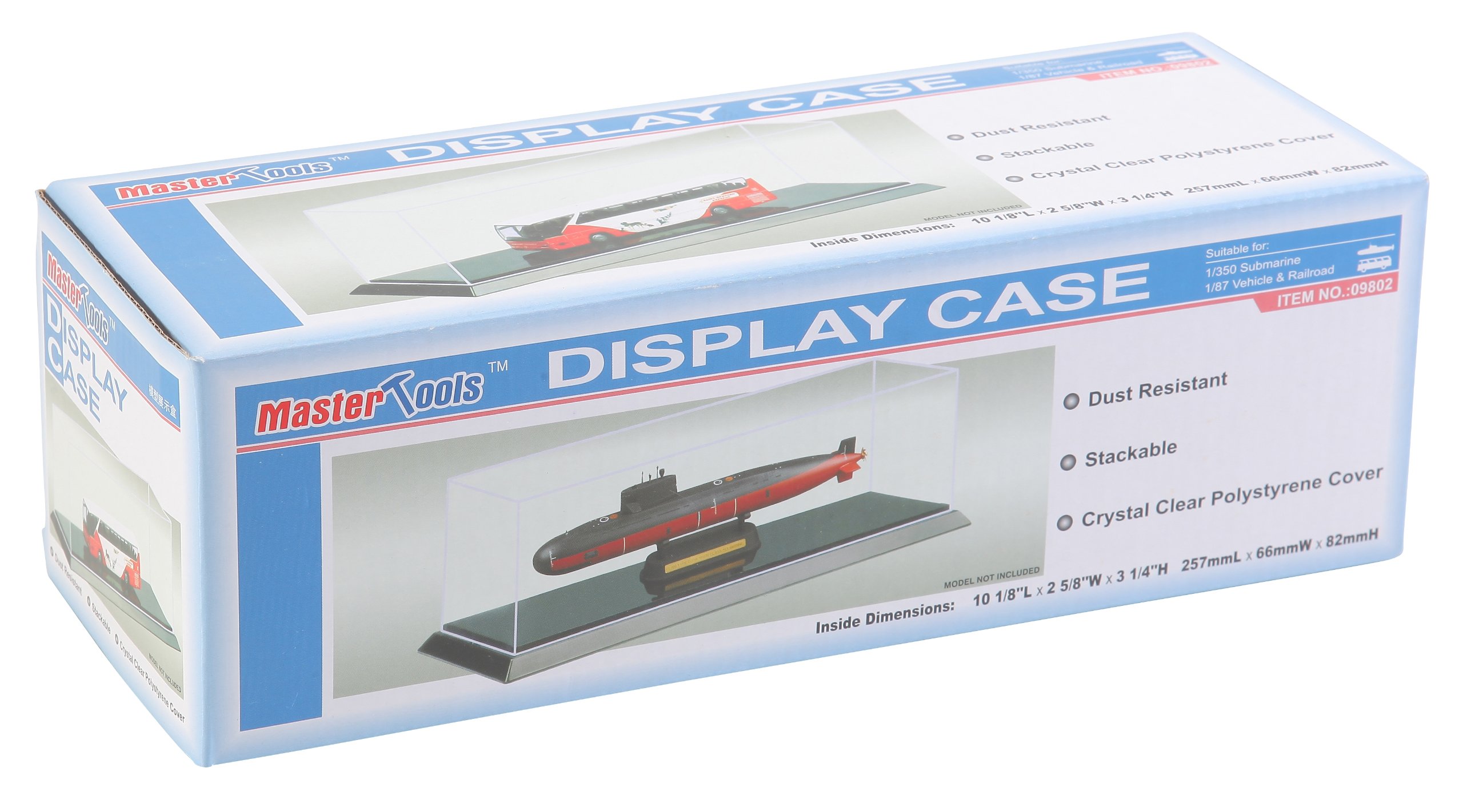 Trumpeter Display Cases -257mm x 66mm x 82mm