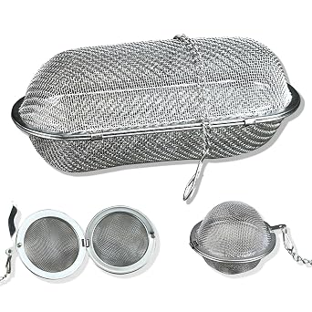 3 Pack Ultrasonic Cleaner Basket, Ultrasonic Jewelry Cleaner Stainless Steel Basket for Ultrasonic Jewelry Cleaner, Parts, Jewelry Steamer, Placed Ultrasonic Cleaning